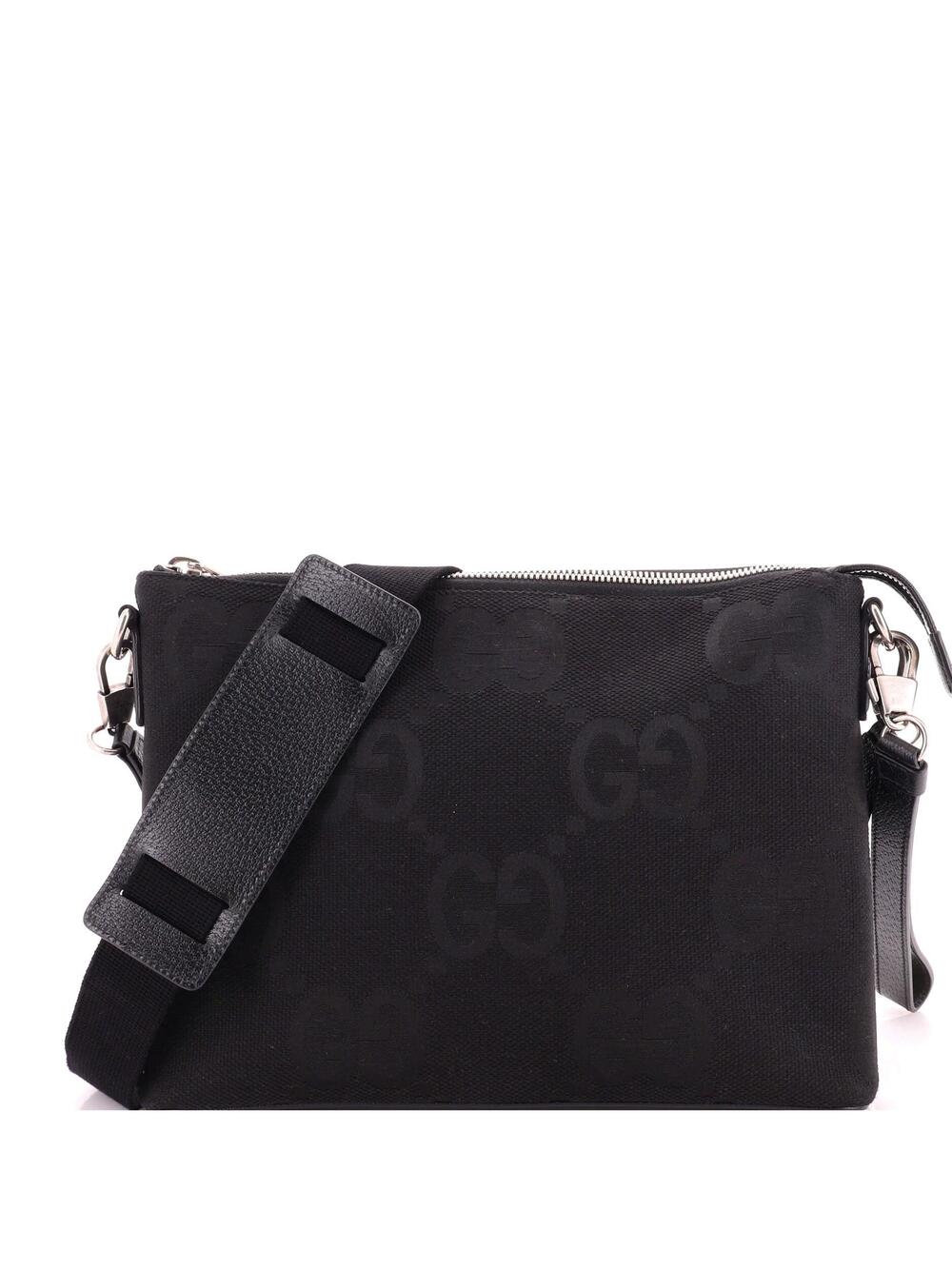 Gucci Zip Messenger Bag Jumbo Gg Canvas #366532G11B